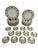 Early 20th Century 22k Gold Mintons Gilt Porcelain Table Service - Nearly Complete Set for 12 - 47 Pieces Davis Collamore...