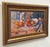 Gold framed "Still Life with Milk Jug and Fruit" reproduction on canvas after post-impressionist artist Paul Cezanne. This...