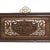 Brown Long Antique Decorative Carved Panel For Sale - Image 8 of 9