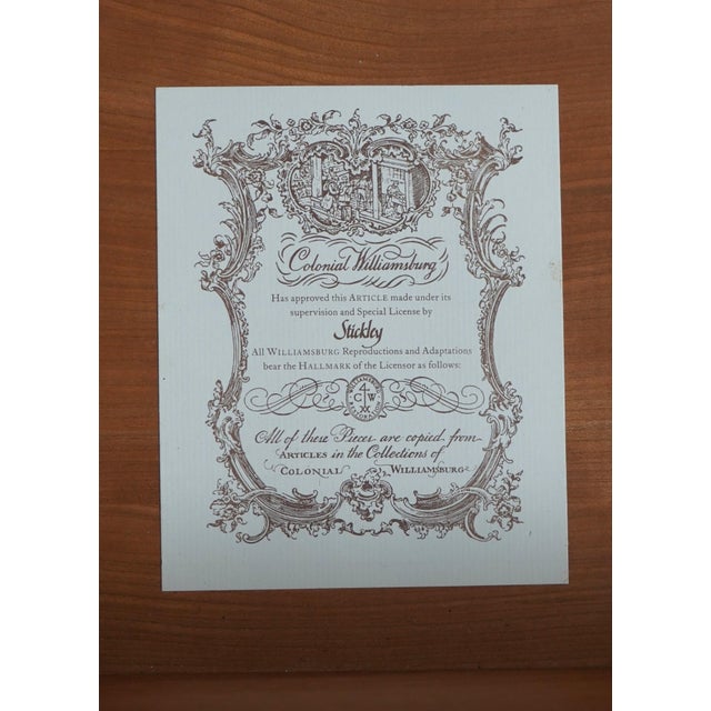 Stickley Colonial Williamsburg Mahogany Bookcase For Sale - Image 12 of 12