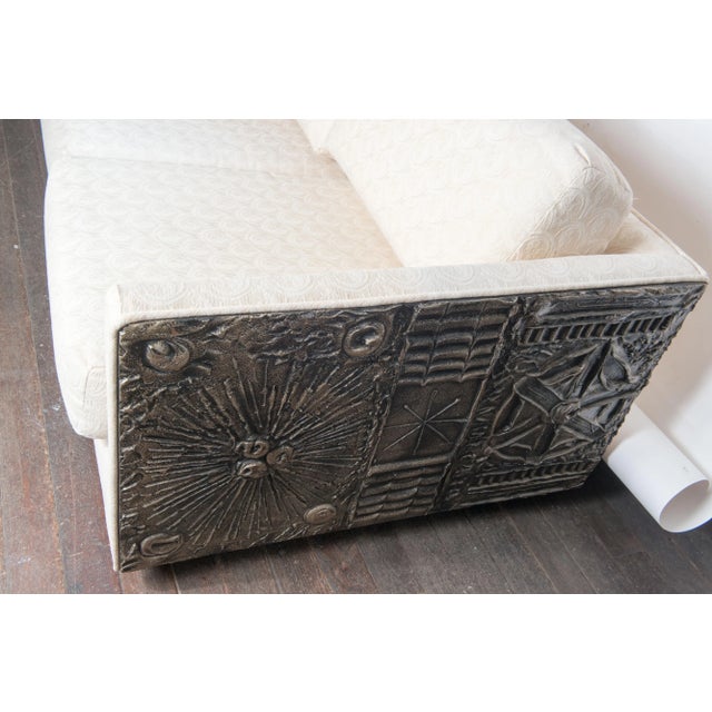 1960s Adrian Pearsall Brutalist Style Sofa For Sale - Image 5 of 10