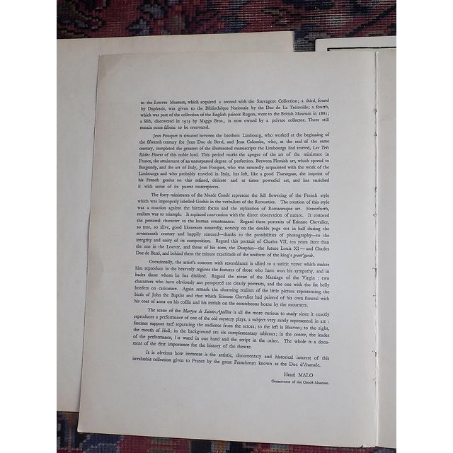 Vintage Mid 20th C. Ltd. Edition Verve Art Journal Book of Hours Lithographs - Set of 6 For Sale - Image 10 of 11