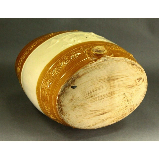 1800s Port Dundas Glasgow Scottish Armorial Stoneware Water Cooler For Sale - Image 11 of 12