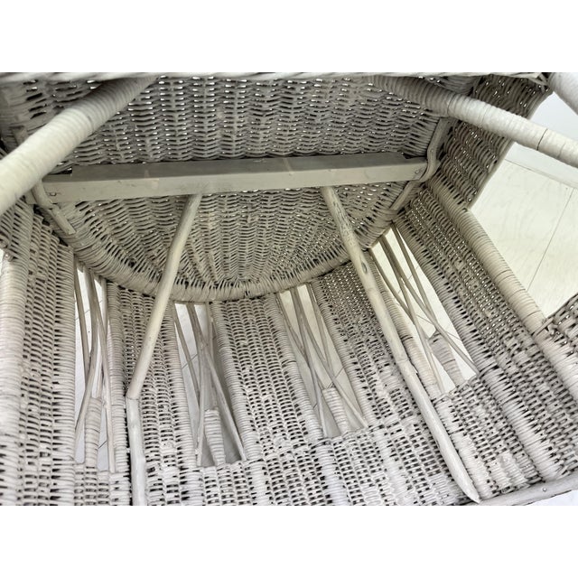 Vienna Secession Wicker Armchair from Prag-Rudniker, Austria, 1900 For Sale - Image 6 of 8