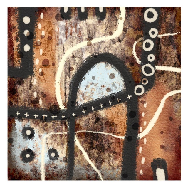 Bring sophisticated, tactile energy into your home with this 8x8-inch fine art reproduction print by artist Susan Olivio....