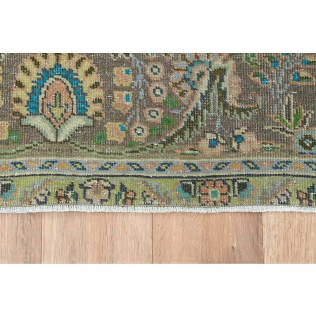 Orange 1970s Vintage Persian Handmade Wool Cotton Orange Oversized Rug For Sale - Image 8 of 11