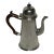 Vintage John Somers Brazil Pewter Hot Water Milk Tea Pot - Polished For Sale