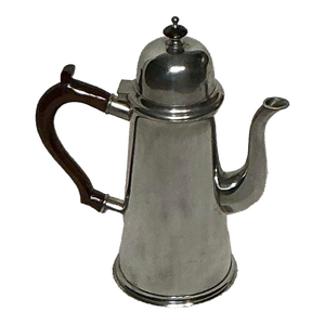 Vintage John Somers Brazil Pewter Hot Water Milk Tea Pot - Polished