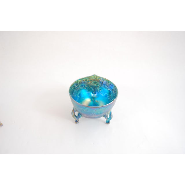 Art Nouveau Bowl on Three Delicate Feet by Johann Loetz Witwe For Sale - Image 3 of 6