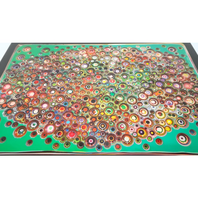 Contemporary Markus Linnenbrink Lacquered Wood Op Art Postmodern Style Artist Box, 2013 For Sale - Image 3 of 13