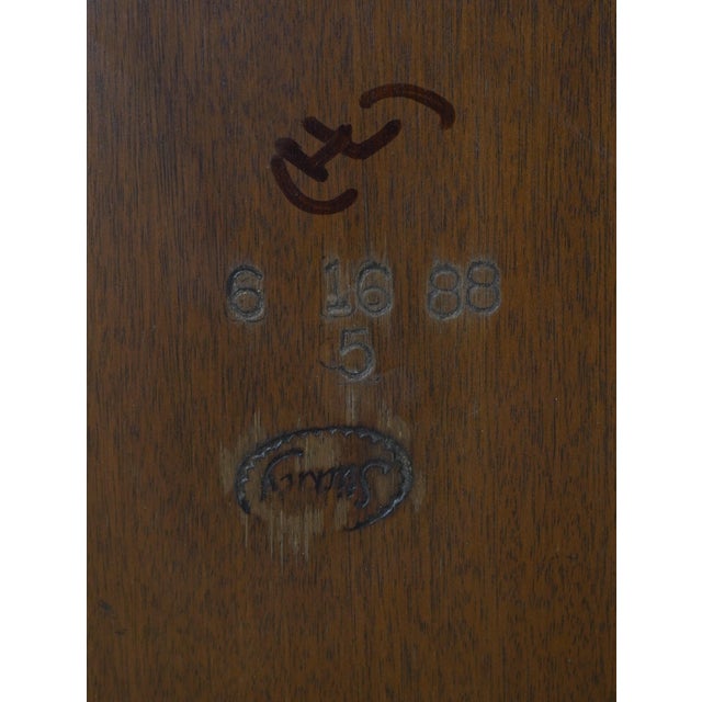 Stickley Mahogany Double Pedestal Dining Table For Sale - Image 18 of 18