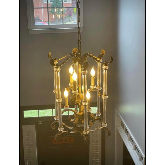 Early 20th Century Early 20th Century French Louis XVI Style Foyer Light / Chandelier For Sale - Image 5 of 8