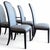 Late 20th Century Set of Six Reupholstered Grey Wood Dining Chairs For Sale - Image 18 of 18