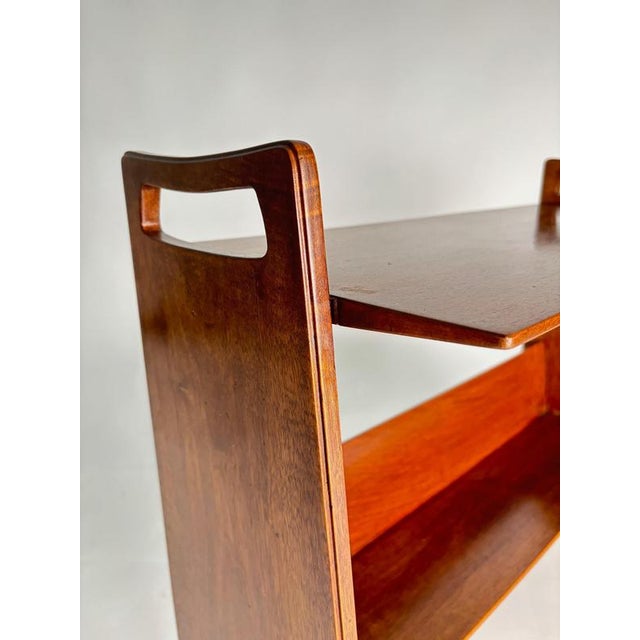 Gio Ponti Mid-Century Wooden Side Tables by Gio Ponti, 1950s, Set of 2 For Sale - Image 4 of 13