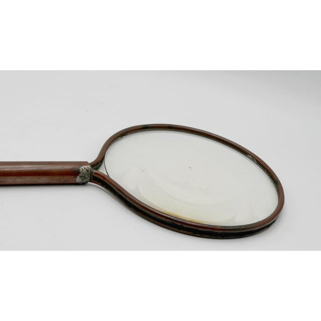 Mid 20th Century Large Industrial Copper Inspection Magnifier, Machine Age Optical Instrument For Sale - Image 5 of 12