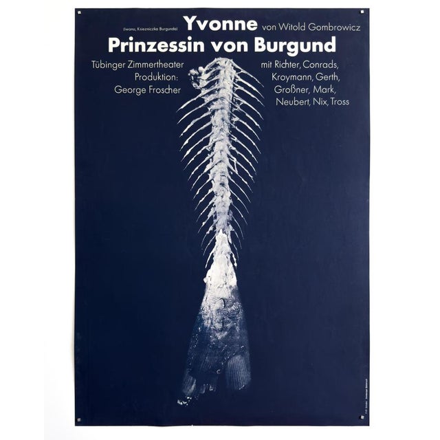 Princess of Burgundy Original Theatre Poster by F+R Grindler, 1970s For Sale - Image 6 of 7