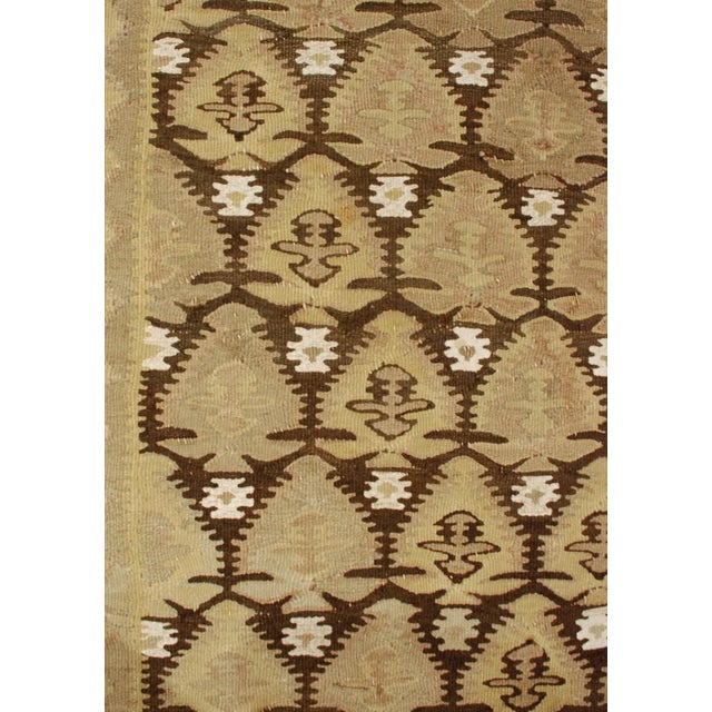 Early 20th Century Qazvin Kilim Runner For Sale - Image 4 of 4
