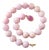 Natural Pink Kunzite Beaded Necklace With Kunzite Cabochon Clasp For Sale