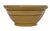 Late 19th Century Nice Antique 10 Inch Cream & Brown Color Banded Yellow Ware Kitchen Batter Mixing Bowl Circa Late 1800s For Sale - Image 5 of 15