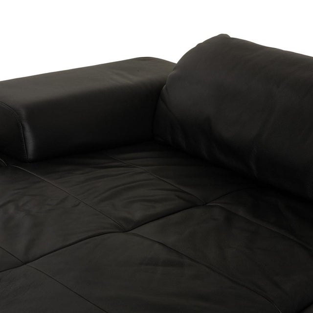Mega Leather Corner Sofa with Ottoman from Ewald Schillig, Set of 2 For Sale - Image 9 of 18
