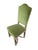 Chairs in Lacquered and Gilded Wood with Green Velvet Upholstery, 1940s, Set of 2 For Sale - Image 6 of 18