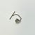 1950s Mid-Century Boho Chic Hollywood Regency “V” Initial Tie Clip Tack. For Sale - Image 4 of 5