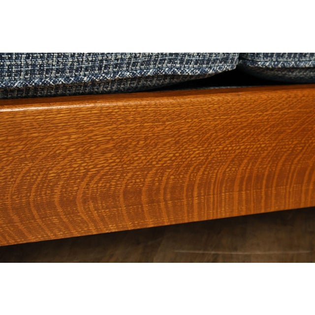 Stickley Mission Collection Oak Spindle Sofa For Sale - Image 18 of 18