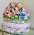 1950s Vintage Italian Capodimonte-Style Porcelain Floral Centerpiece For Sale - Image 5 of 18