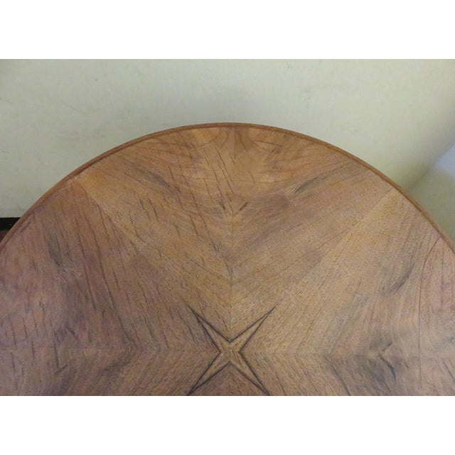 Wood Art Deco Wood and Root Veneer Side Table, 1920s For Sale - Image 7 of 18
