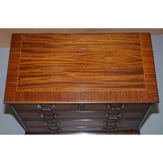 Vintage Hardwood Chest of Drawers For Sale - Image 4 of 15