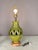 1950s 1950s Large Green Pottery Finial Table Lamp For Sale - Image 5 of 6