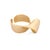 The Infinity Fold Gold Unique Adjustable Ring is a bold yet elegant statement piece that celebrates timeless style. With...