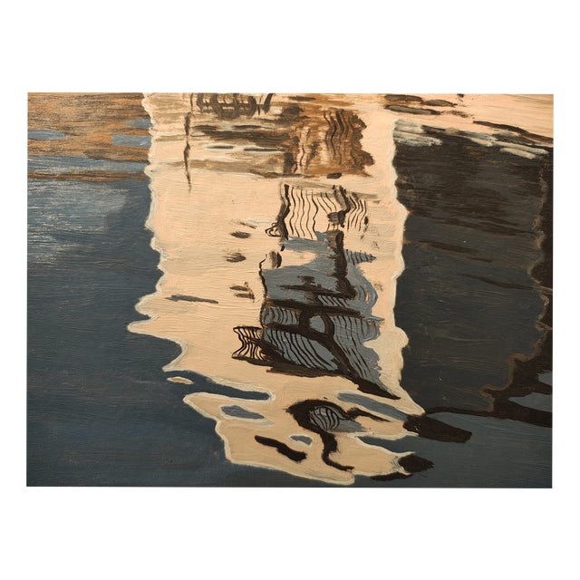 Enzo Melchiorre, Maison Rose, 1991, Oil Painting For Sale