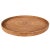 Artifacts Rattan Round Serving Ottoman Tray 32" Diameter, Honey Brown For Sale - Image 4 of 4