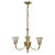Viennese Chandelier with Capricorn Heads, 1890s For Sale