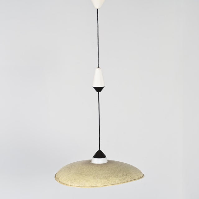 Fiberglass Pendant Light by Louis Christiaan Kalff for Philips, 1960 For Sale - Image 10 of 16