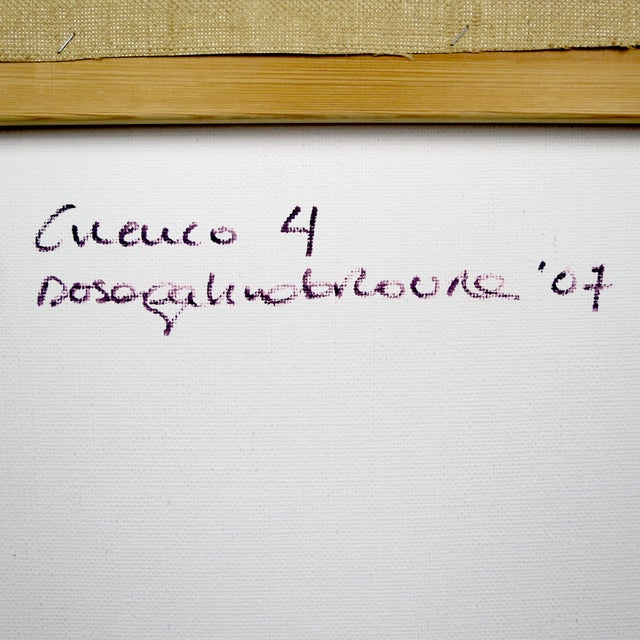 Rosa Galindo, Cuenco 4, Mixed Media on Canvas, 2007 For Sale - Image 3 of 8