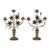 Pair Napoleon III Period Bronze Floral Candelabra For Sale