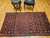 Textile Vintage Moroccan Kilim Rug, Handwoven Wool & Cotton, Stripe Pattern, Red & Brown, 4x7 For Sale - Image 7 of 10