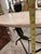 Semi-Circle Granite-Top and Black Base Table For Sale - Image 6 of 11