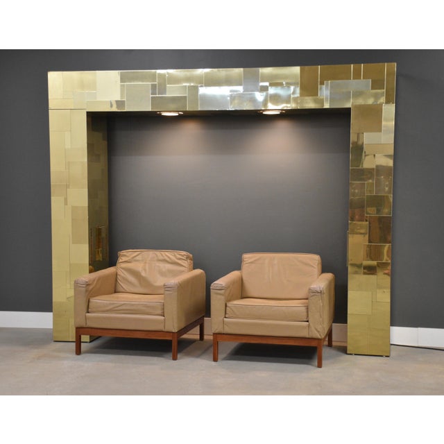 1970s Paul Evans Cityscape Brass Headboard For Sale - Image 11 of 12