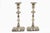 Rococo Pair Sheffield Silver Plate George II Style Candlesticks For Sale - Image 3 of 11