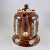 Brown English Measham Bargeware Love at Home Teapot on Stand For Sale - Image 8 of 12