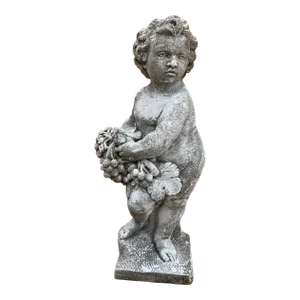 Vintage Neoclassical Style Cherub/Putti Garden Sculpture