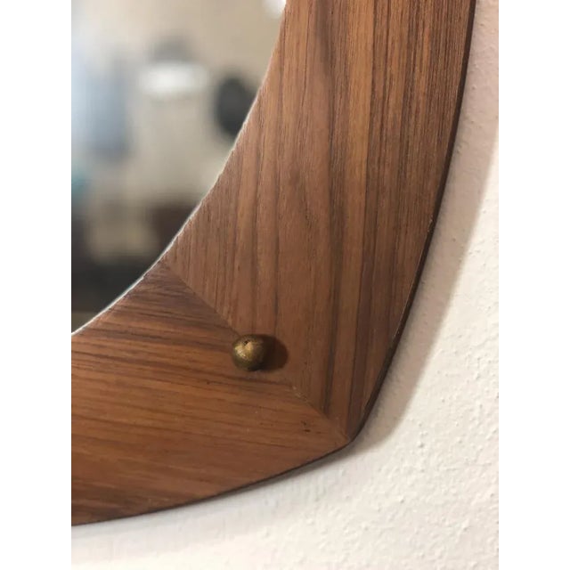 Mid-Century Italian Mirror, 1960s For Sale - Image 4 of 7