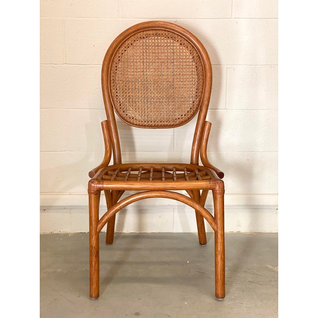 Bamboo Chairs in Vienna Straw from Gervasoni, Set of 4 For Sale - Image 14 of 14