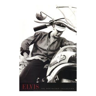 1995 Alfred Wertheimer 'Elvis on his Harley' Photography Offset Lithograph For Sale