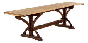 Gothic Refectory Table in Oak