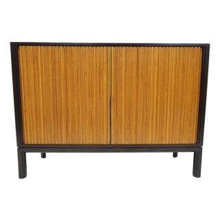 Edward Wormley for Dunbar Rare Chest With Tambour Doors For Sale