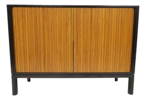 Edward Wormley for Dunbar Rare Chest With Tambour Doors